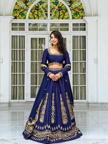 Chinon Fabric Lehenga Choli