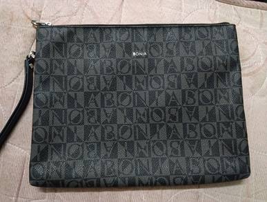 Bonia Dario Monogram Clutch for sale