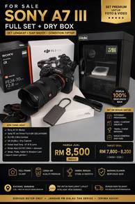 Sony a7 mark 3 lens Gmaster
