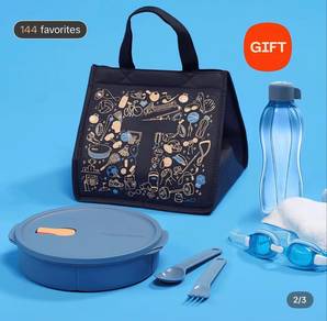 Lunch Box Tupperware One set
