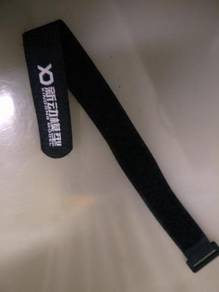 Lipo battery velcro strap 20cm x 2cm black