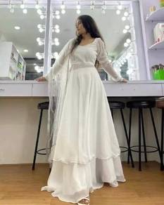 Fully Stitched Heavy Georgette Anarkali Gown