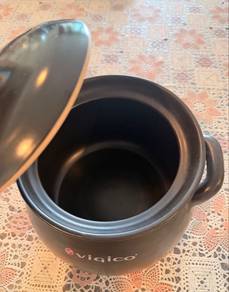 VIGICO Ceramic Cooking Jar 2.5L Black