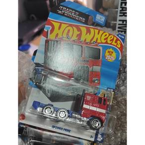 Hot Wheels Optimus Prime Red blue