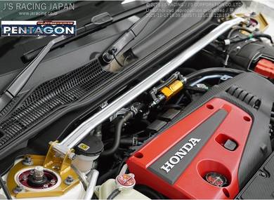 J's Racing Strut Bar Frt & Rear Civic FL5 FK8