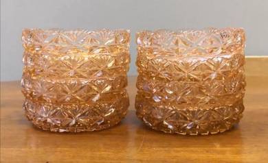 Vintage retro dessert piring dodol 8