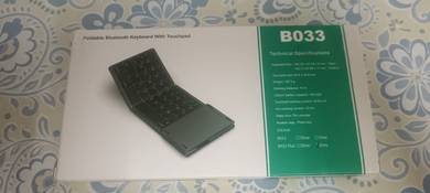 Foldable Bluetooth Keyboard with Touchpad