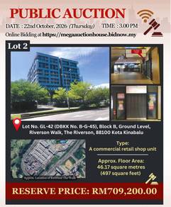 Retail space For Auction in Kota Kinabalu,SBH