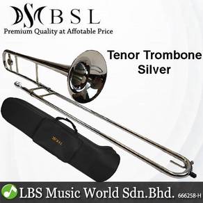 BSL Tenor Trombone B Flat Brass Instrument Sliver