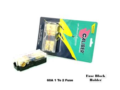 CALIBER 60A AGU 1 TO 2 FUSE BLOCK Fuse holder