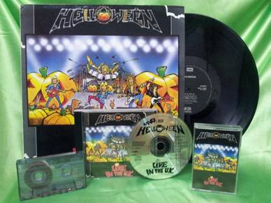 Helloween LIVE IN THE U.K. 1989 LP CD Tape UK