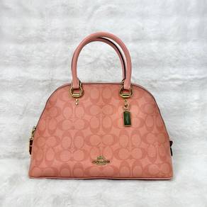 Authentic Coach Katy Satchel in Signature Pink Bag