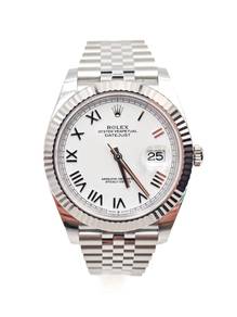 New Rolex Datejust 41 White Roman 126334