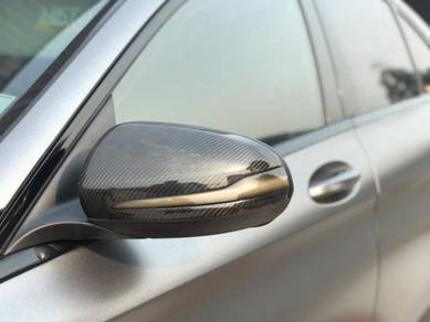 Mercedes W205 Side Mirror Replacement Cover Carbon
