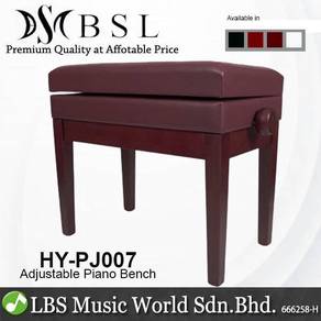 BSL HY-PJ007 Rubber Wood Adjustable Piano Bench RW