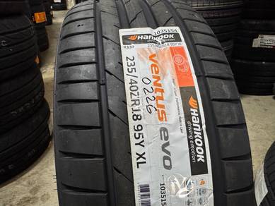 Tayar Baru 235 40 18 Hankook Ventus Evo K137 2026