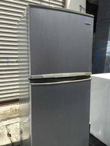Grey 2 Pintu Fridge Refrigerator Peti Ais Samsung