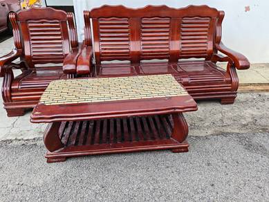 Sofa (Kayu Jati Kualiti)