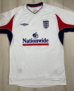 Umbro England White Training Jersey #CV Used