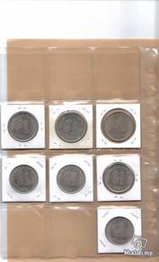Malaysia Syiling Lama Parliament RM1 complete set