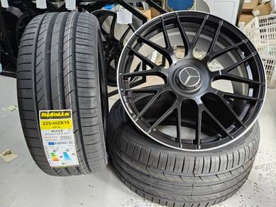 Mercedes W206 W205 W204 19" Rim + Tayar Baru R122