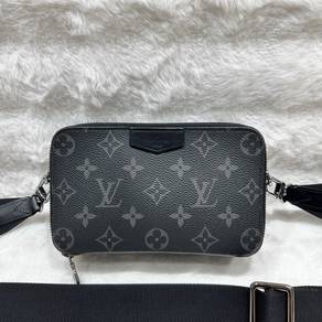 Authentic LV Alpha Wearable Wallet Bag in Monogram