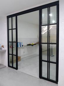 62)Pintu Sliding Kace Dapur Aluminum&Kace