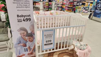 Babycot Crib Katil Baby Jenama Giggles Babyshop