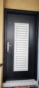 Security Door with aluminium grill