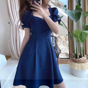 Fashion blue dress