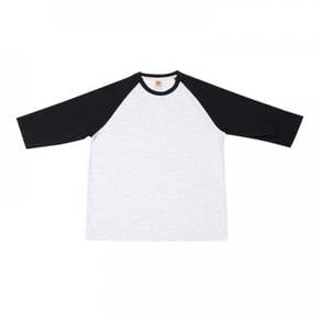 Raglan T-shirt 3/4 Sleeve Oren Sport CT 5609 Grey