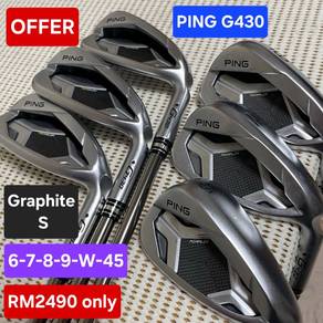 PreORDER🔥 PING G430 Irons Set (5-W&45*) S Flex
