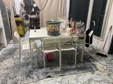 Meja makan ikea 6 kerusi