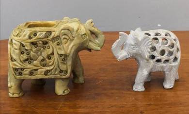 Marble elephant statue 2