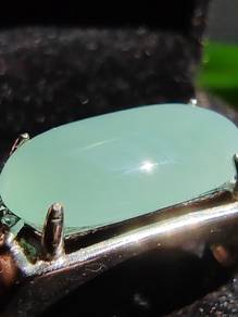 Ice Light Bluish Green Burma Jadeite Jade Type A