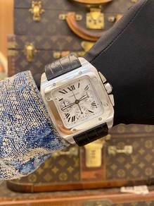 Cartier Santos 100 XL Chronograph REF2740 White