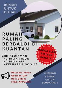 1-storey Terraced House For Sale in Kuantan,PHG