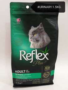 Reflex Plus Cat Food 1.5kg Adult Urinary Kucing