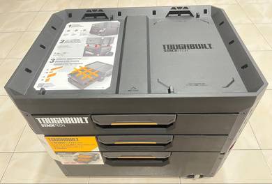TOUGHBUILT StackTech 3-Drawers Locking Tool Box