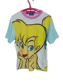 91.Vintage Disney Tinker Bell Graphic Tee Multi-co