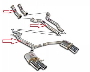 Audi S4 S5 Supersprint exhaust system
