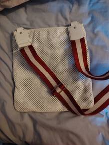 Bally Leather Sling Bag (White)