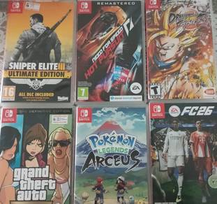 used Nintendo Switch games for sale