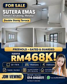 2-storey Terraced House For Sale in Krubong,MLK