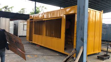 Kiosk cabin containers