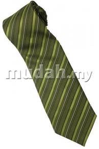 EG2 Green Top Quality Striped Formal Neck Tie
