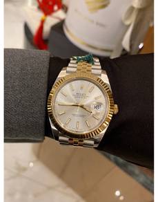 2024 Rolex Datejust 41 Ref 126333 Half 18k 750 Yel