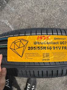 205 55 16 Conti UC7 TayarBaru +TCP +cashback