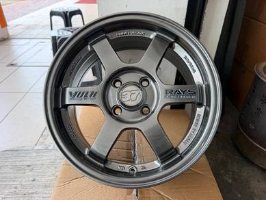 Te37 15inch 4x100 —Rim baru— Flow forming