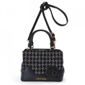 Hello Kitty Bag Black / Plaid Sling Bag RBHB064